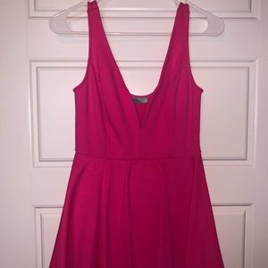Hot pink Karlie mini dress with shorts